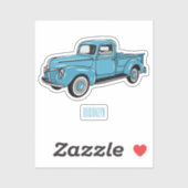 Klassieke illustratie van de cartoon van de bestel sticker (Vel)