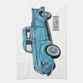 Klassieke illustratie van de cartoon van de bestel theedoek (Verticaal)