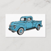 Klassieke illustratie van de cartoon van de bestel visitekaartje (Achterkant)