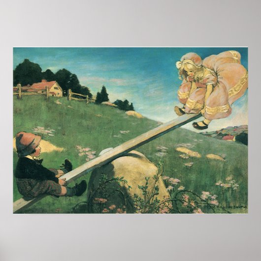 Klassieke illustratie van Jessie Willcox Smith voo Poster (Voorkant)