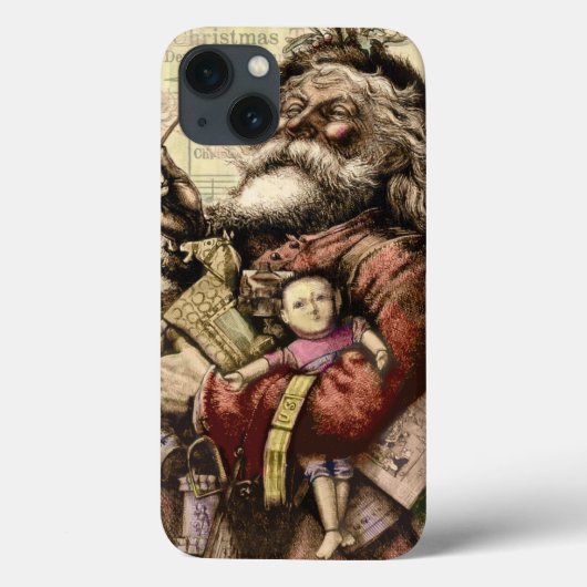 Klassieke illustratie van Thomas Nast van de Kerst Case-Mate iPhone Case (Achterkant)