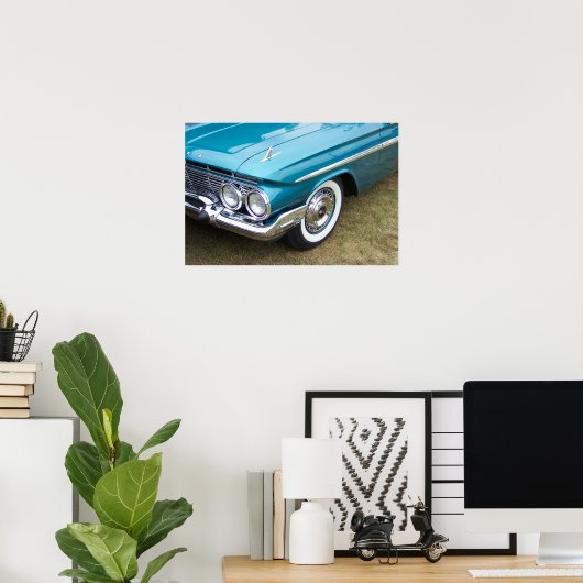 Klassieke Impala Front End Poster (Thuiskantoor)
