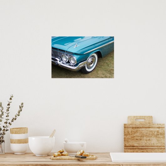 Klassieke Impala Front End Poster (Keuken)