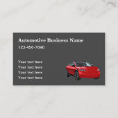 Klassieke indeling van Visitekaartje voor auto's (Voorkant)