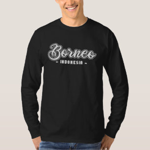 Klassieke Indonesië Vakantie Reizen Azië Borneo T-shirt