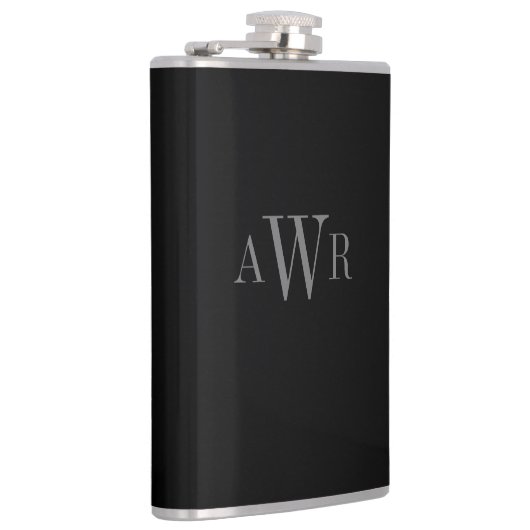 Klassieke Initialen EDITABLE KLOR-maatkolf Heupfles (Rechts)