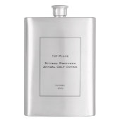 Klassieke insetkolf met geformatteerde persoonlijk flacon (Voorkant)