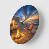 Klassieke Interieur Home Klok "Camping Style" (Hoek)