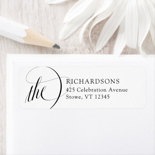 Klassieke Italiaanse elegantie | Zwart-Wit Etiket (Insitu)