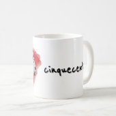 Klassieke Italiaanse Fiat 500 Koffiemok (Voorkant rechts)