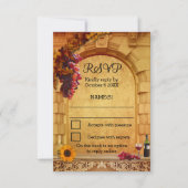 Klassieke Italiaanse wijnmakerij of wijngaard RSVP (Voorkant)