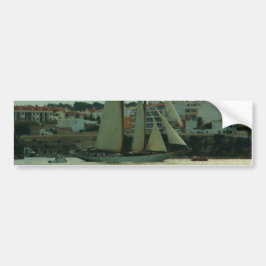 Klassieke jacht bumpersticker