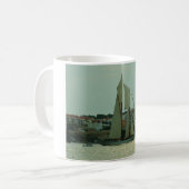 Klassieke jacht koffiemok (Voorkant links)