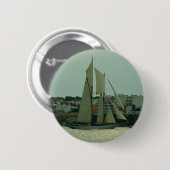 Klassieke jacht ronde button 5,7 cm (Voorkant /achterkant)