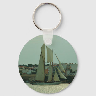 Klassieke jacht sleutelhanger
