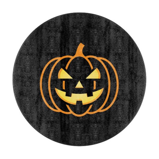Klassieke Jack-O'-Lantern Halloween Snijplank (Voorkant)