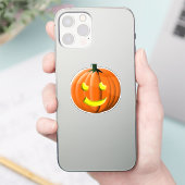 Klassieke Jack-O-Lantern Sticker (Telefoon)