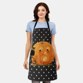 Klassieke Jack O Lantern & Uil  Schort (Gedragen)