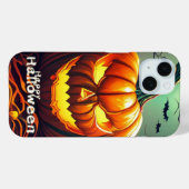 Klassieke Jack-o-Lantern Vleermuizen Gedraaide Boo Case-Mate iPhone Case (Achterkant (horizontaal))