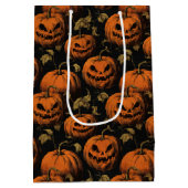 Klassieke Jack O Lanterns Medium Cadeauzakje (Achterkant)