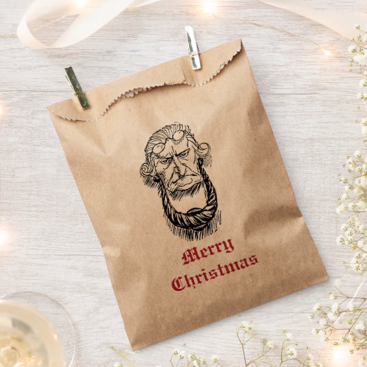 Klassieke Jacob Marley Dickens Een Kerstlied Bedankzakje (Geknipt)