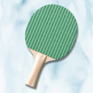 Klassieke jade groene glinsterende stijl verticale tafeltennisbatje