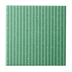 Klassieke Jade Groene Glitter Stijl Verticale Stre Tegeltje