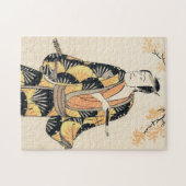 Klassieke japanese legendarische krijger samurai legpuzzel (Horizontaal)