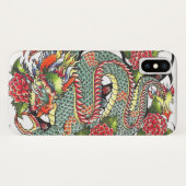 Klassieke  japanse drakenTattoo Case-Mate iPhone Case (Achterkant (horizontaal))