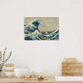 Klassieke Japanse Kunst, De Grote Golf door Hokusa Poster (Keuken)