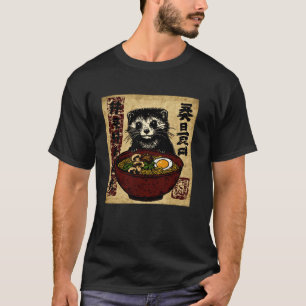 Klassieke Japanse Kunst Noedel Liefhebber Wilde Di T-shirt