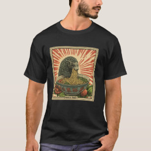 Klassieke Japanse Kunst Postzegel Noedels Pangoli T-shirt