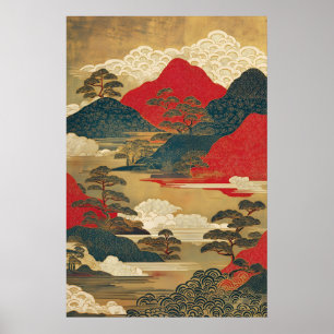 Klassieke Japanse Landschapskunst Print Ukiyo-e