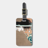 Klassieke Japanse Legendary Samurai Warrior Art Bagagelabel (Voorkant verticaal)