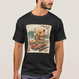 Klassieke Japanse Mt. Fuji Bloesem Baby Bever Ram T-shirt