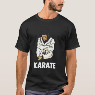 Klassieke Japanse Okinawa Karate Gorilla T-shirt