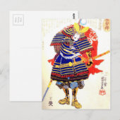 Klassieke Japanse Samurai Art Japan Briefkaart (Voorkant / Achterkant)