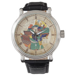 Klassieke  Japanse Samurai Warrior General Horloge