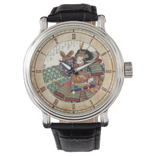 Klassieke  Japanse Samurai Warrior General Horloge