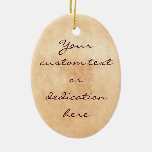 Klassieke  Japanse Samurai Warrior General Keramisch Ornament (Achterkant)