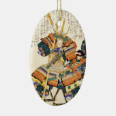 Klassieke  Japanse Samurai Warrior General Keramisch Ornament (Rechts)