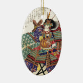 Klassieke  Japanse Samurai Warrior General Keramisch Ornament (Rechts)