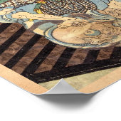 Klassieke  Japanse Samurai Warrior General Poster (Hoek)