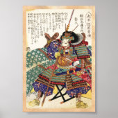 Klassieke  Japanse Samurai Warrior General Poster (Voorkant)