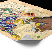 Klassieke  Japanse Samurai Warrior General Poster (Hoek)