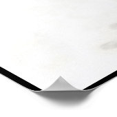 Klassieke japanse sumi-e schilderkunst bamboe maan poster (Hoek)