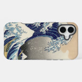 Klassieke Japanse Ukiyo-e Kunst De Grote Golf iPhone Hoesje (Achterkant horizontaal)