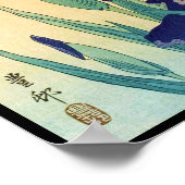 Klassieke  japanse ukiyo-e-violetiriskunst poster (Hoek)