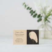 Klassieke  japanse ukiyo-e witte kraankunst visitekaartje (Staand voorkant)