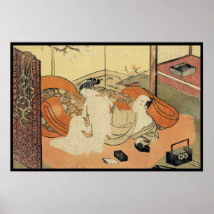 Klassieke  japanse ukiyo-eiran kunst poster